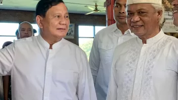 Sekjen Prawiro IGMP Anton Chaliyan, Dampingi Menhan RI Prabowo Shalat Idul Adha di Lapangan Mandala Kitri Bandung