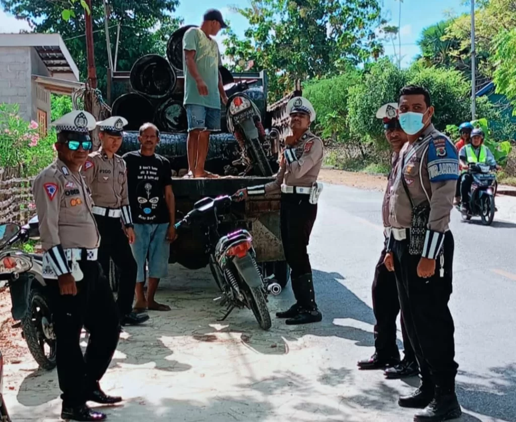 Balasan Kendaraan Terjaring Razia Satlantas Polres Sabu Raijua