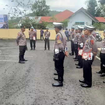 Pro Kamseltibcarlantas, Polres Ngada NTT Gelar Operasi Patuh Turangga 2023
