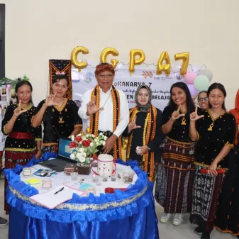 Buka Kegiatan Lokakarya Panen Hasil Belajar PPGP, Bupati Don  Berpesan Terus Memotivasi Diri