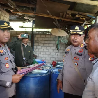 Cegah Kelangkaan BBM, Kapolres Sabu Raijua Pimpin Kegiatan Monitoring