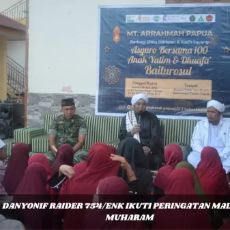 Yonif Raider 754/ENK Berikan Bantuan Untuk Masyarakat Papua