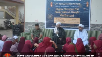 Yonif Raider 754/ENK Berikan Bantuan Untuk Masyarakat Papua