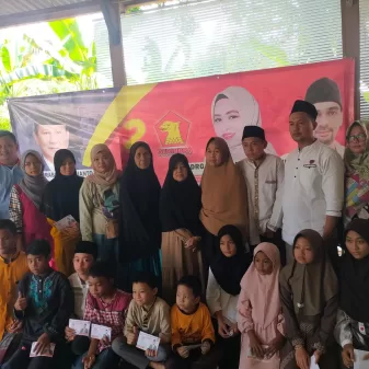 10 Muharam PAC Gerindra Tambun Selatan, Berikan Santunan Kepada Anak Yatim Piatu