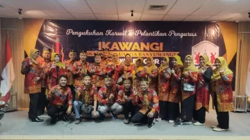 Pengukuhan Ikawangi Korwil Bogor periode 2023-2026