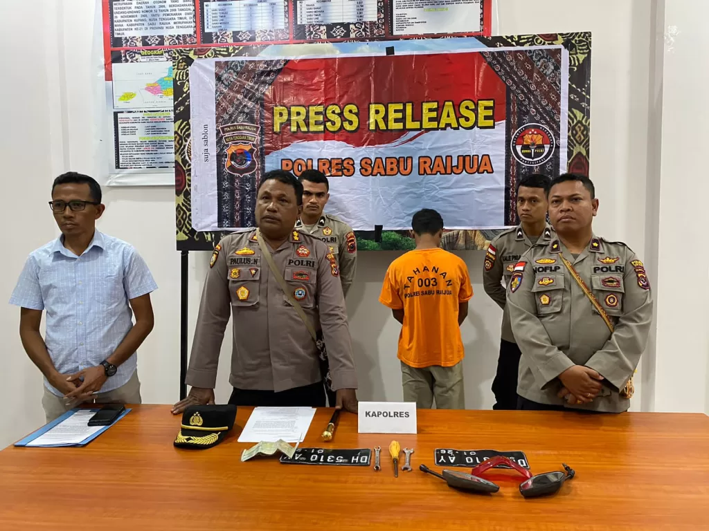 Polisi Berhasil Ungkap Kasus Pencurian Kendaraan Bermotor Di Sabu Raijua