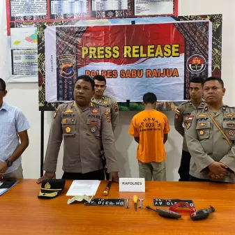 Polisi Berhasil Ungkap Kasus Pencurian Kendaraan Bermotor Di Sabu Raijua 