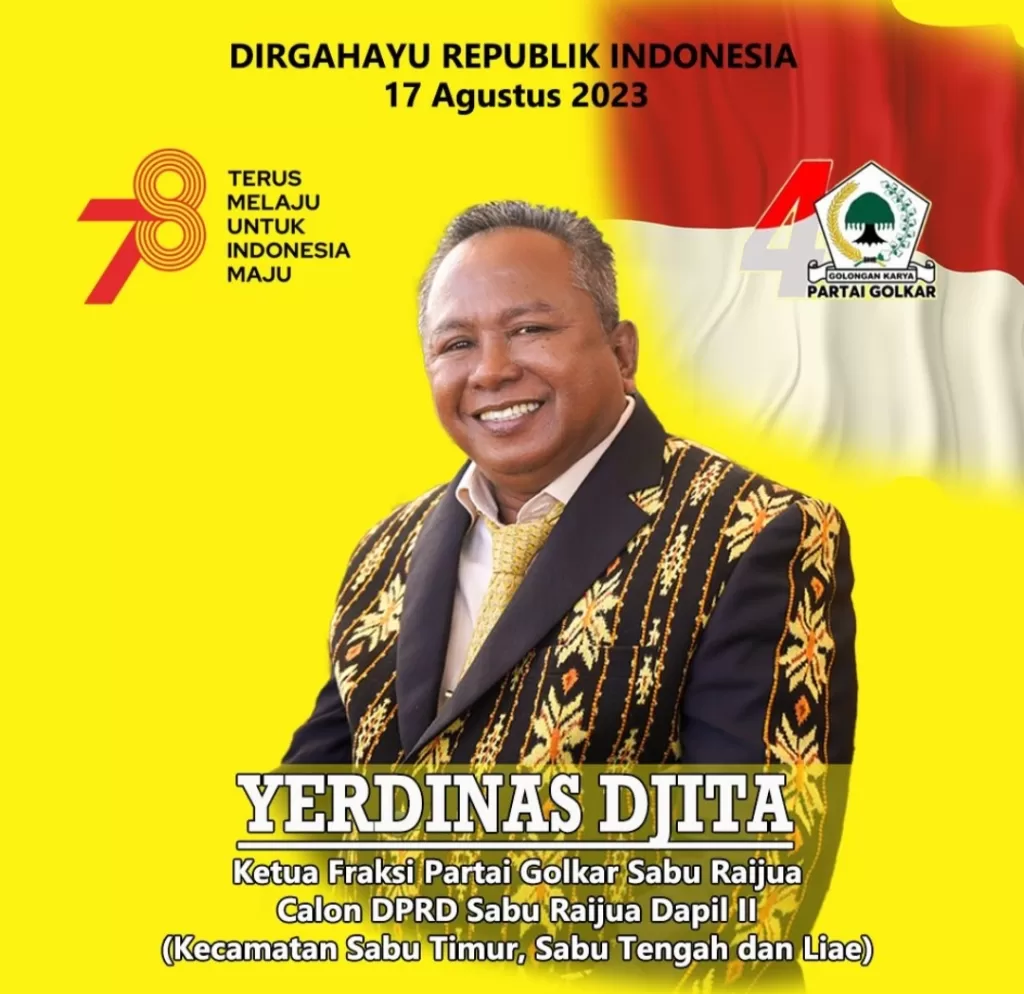 YERDINAS DJITA Mengucapkan Dirgahayu Republik Indonesia yang Ke-78