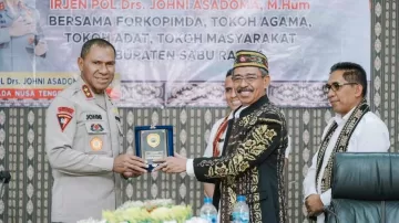 Kapolda NTT Minta Pemda Sabu Raijua Jangan Alihfungsikan Lahan Pertanian