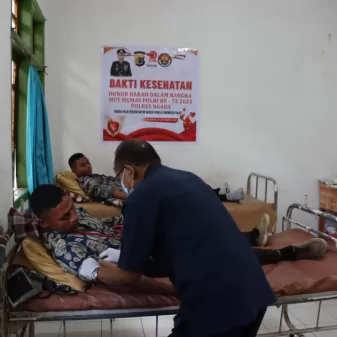 Polres Ngada Gelar Sejumlah Bakti Sosial Sambut HUT 72 Humas Polri