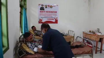 Polres Ngada Gelar Sejumlah Bakti Sosial Sambut HUT 72 Humas Polri