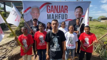 Relawan Flobamorata Ganjar Mahfud Resmikan Posko Di Ngada Flores