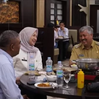 Bupati Pinrang Terima Audiensi Panitia Pelantikan dan Rapat Kerja Yayasan La Canno Petta Lampe Uttu Cakkuridie Wajo