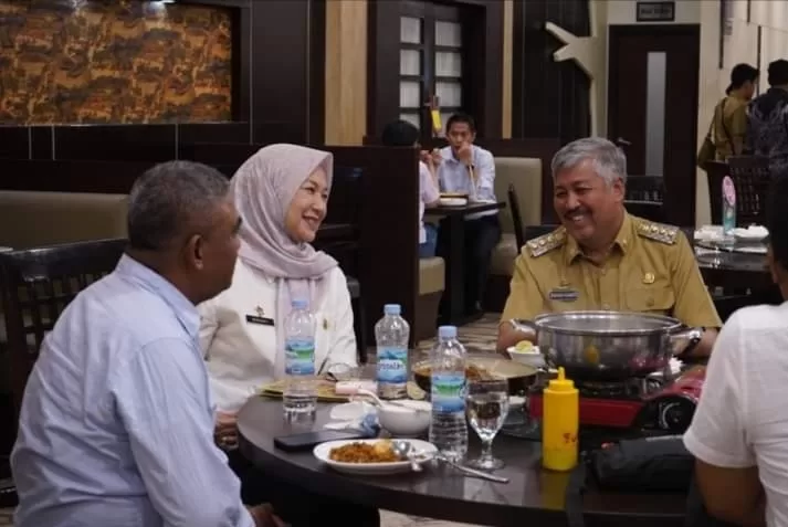 Bupati Pinrang Terima Audiensi Panitia Pelantikan dan Rapat Kerja Yayasan La Canno Petta Lampe Uttu Cakkuridie Wajo