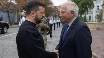 Meski Perang Rusia-Ukraina Berlangsung, Para Menteri Luar Negeri UE Bertemu Di Kyiv