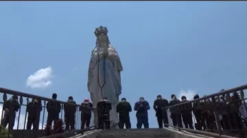 Romo Rofinus Neto Pimpin Ziarah Rohani TNI Polri Ngada NTT