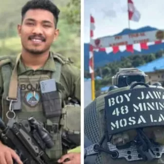 Gugur Di Bumi Papua, Jenazah Bharada Bonifasius Jawa Disambut Haru Isak Tangis Tanah Kelahiran Flores