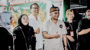 Abah Anton Charliyan dan Ratu Ageng Rekawati Hadiri UMKM Binaannya Jalak Nusantara Lebak Banten