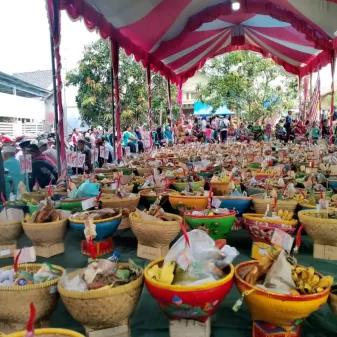 Wujud Rasa Syukur, Warga Desa Muntur Gelar Sedekah Bumi