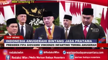 Indonesia Anugerahi Bintang Jasa Pratama Kepada Presiden FIFA