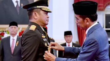 Presiden Lantik Kepala Staf Angkatan Darat Letnan Jenderal TNI Maruli Simanjuntak