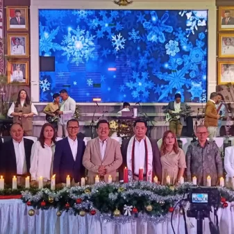 Gema Natal 2023 ‘Kasih Bagi Dunia’ Berlangsung di Gedung Aula Pemkot Manado