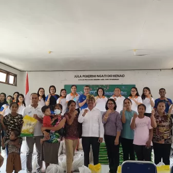 Perangi Stunting, Bank NTT Cabang Sabu Raijua, Beri Bantuan Makanan Bergizi 