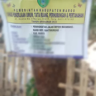 LSM KIPFA Serta Laki P 45 Maros Desak APH Segera Proses Laporan Terkait Proyek Betonisasi di Bantimurung