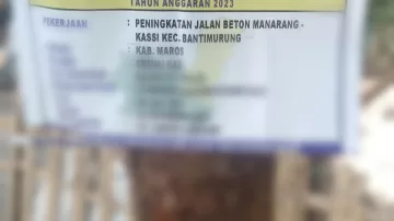LSM KIPFA Serta Laki P 45 Maros Desak APH Segera Proses Laporan Terkait Proyek Betonisasi di Bantimurung