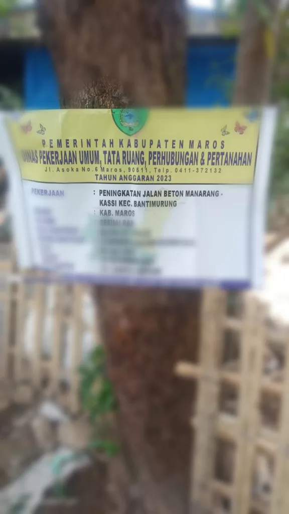 LSM KIPFA Serta Laki P 45 Maros Desak APH Segera Proses Laporan Terkait Proyek Betonisasi di Bantimurung
