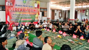 Seribuan Tumpeng Padati Pelataran Sebagai Wujud Rasa Syukur, Warga Desa Larangan Gelar Sedekah Bumi