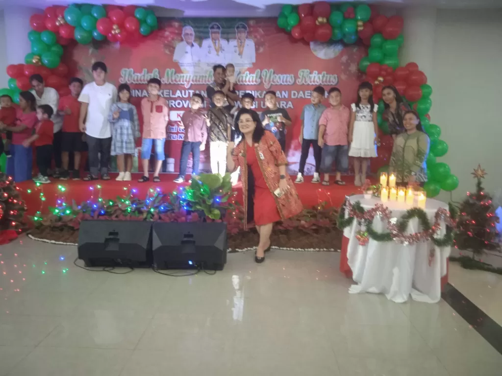 Rayakan Natal Dinas Kelautan dan Perikanan Provinsi Sulawesi Utara
