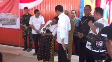 Momen Unik Kunker Presiden Ke Nagekeo, Gugup Warga Lupa Sila Keempat Pancasila