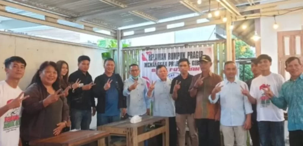 Pelantikan Relawan Rumpun Prabowo-Gibran di Kabupaten Minahasa Langowan