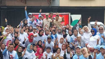 Senama Sehat Gemoy, ITC Baranang Siang Bandung  Dibanjiri Ribuan Peserta