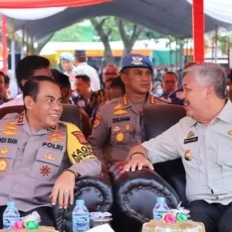 Bupati Pinrang Dampingi Kapolda Sulsel Dalam Kunjungan Kerjanya Di Pinrang