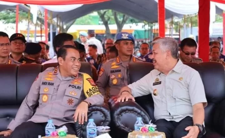 Bupati Pinrang Dampingi Kapolda Sulsel Dalam Kunjungan Kerjanya Di Pinrang