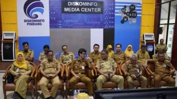 Sekda Pinrang Ikuti Rakor Penanganan Inflasi Secara Virtual