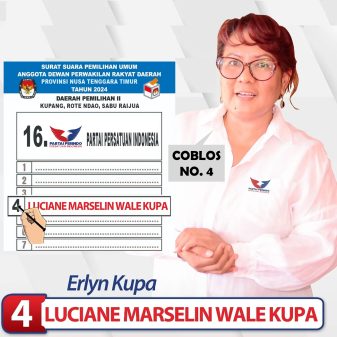 LUCIANE MARSELIN WALE KUPA, Calon anggota DPRD Provinsi Nusa Tenggara Timur Periode 2024-2029 dari Partai Perindo dengan Nomor Urut 4