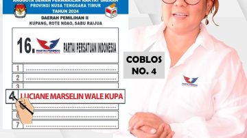 LUCIANE MARSELIN WALE KUPA, Calon anggota DPRD Provinsi Nusa Tenggara Timur Periode 2024-2029 dari Partai Perindo dengan Nomor Urut 4