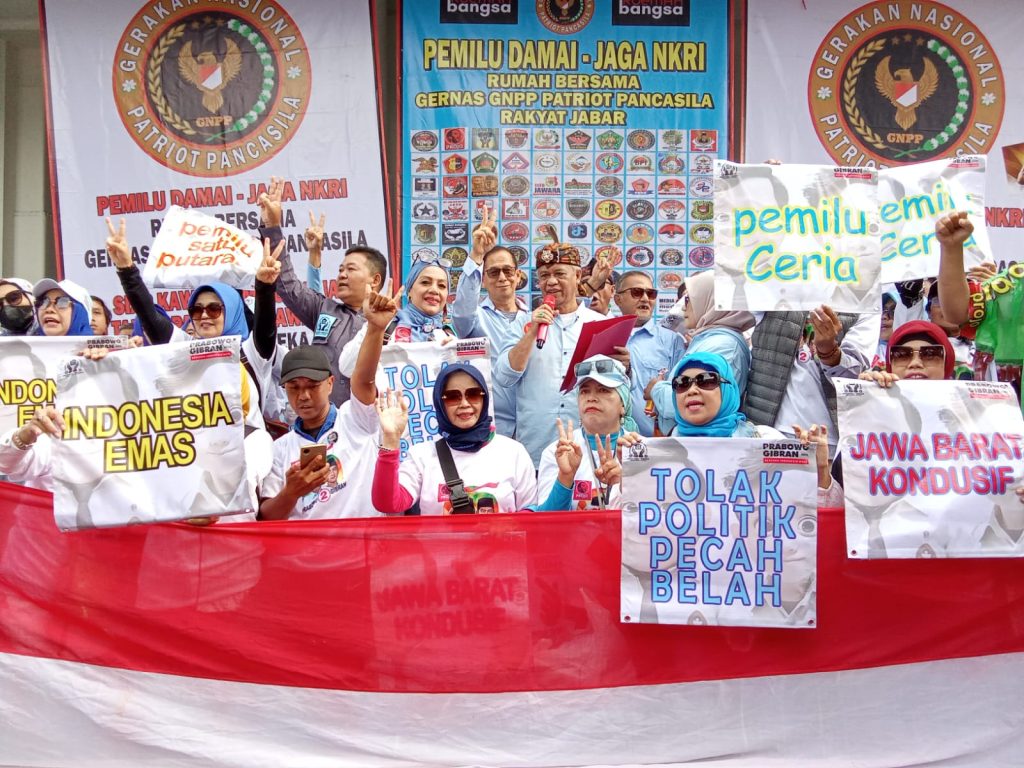 Relawan Jabar dan 163 Komunitas Deklarasi, Pemilu Damai Jaga NKRI Dipimpin Abah Anton Charliyan