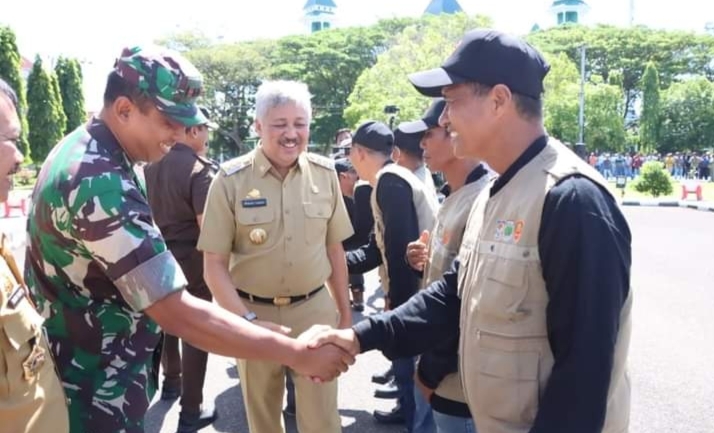 Bupati Pinrang sampaikan arahan pada apel siap siaga satgas ketertiban pemuli 2024