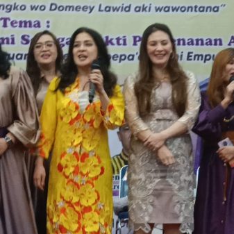 Pesan Angelica Tengker Ketua Umum K3 dalam Perayaan Kunci Taong 2023: Ajak Anggota K3 Sukacita Rayakan Kerukunan dan Damai