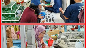 Makam Keramat Buyut Kaen Lelea Ramai Dikunjungi Peziarah