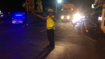 Antisipasi Premanisme, Polres Badung  Gencar Laksanakan Blue Light Patrol