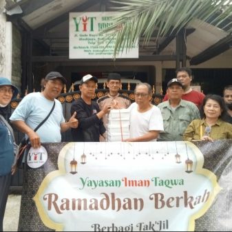 Momentum Bulan Suci Ramadhan 1445 H, KJD Kembali Bermitra Dengan YIT Bagikan Bansos