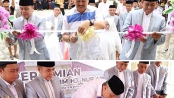 Mesjid Baiturrahim Hj.Nur Aini Desa Padakkalawa Di Resmikan Bupati Pinrang