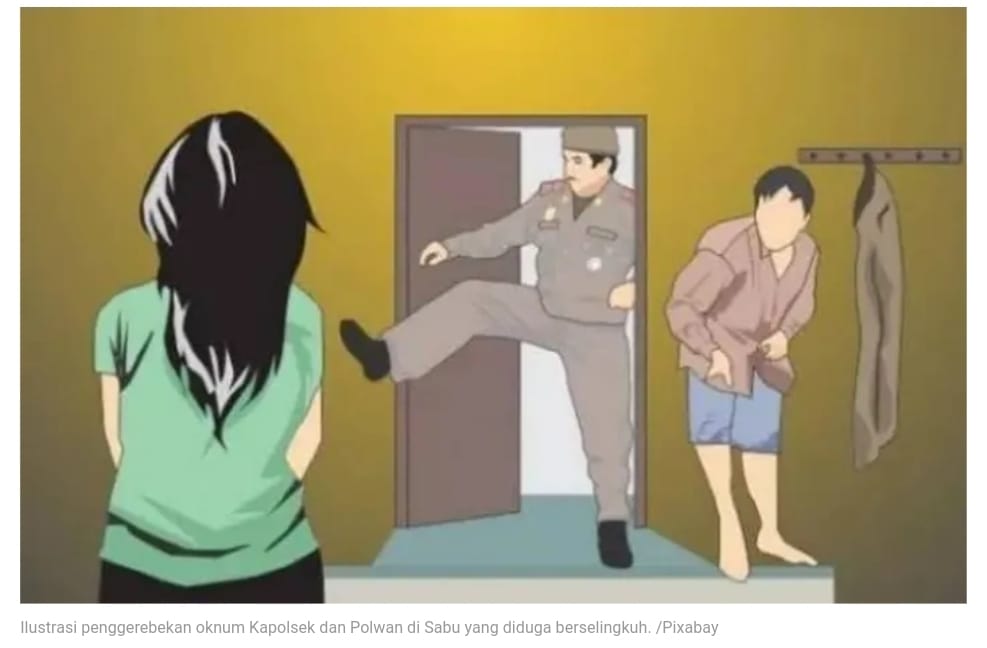 Viral Diduga Selingkuh, Kapolsek Sabu Timur, Polres Sabu Raijua Terjaring OTT Oleh Paminal Polda NTT