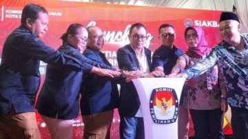 KPU RI Launching Pembentukan Badan Ad Hoc PPK Pilkada 2024 Di Depok