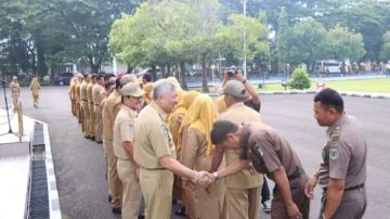 Bupati Pinrang Berhalal Bihalal Dengan ASN Lingkup Pemkab Pinrang